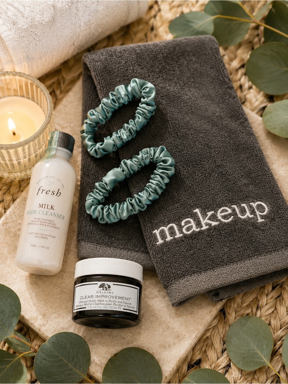 Fresh, Origins & Makeup Towel Self-Care Bundle | Spa Gift Set - Picture 2 of 2